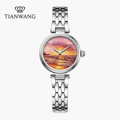 Tianwang Artist Series Hand-Painted Dial Quartz Watches